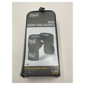 Everlast MMA Heavy Bag Gloves L/XL Black Evercool